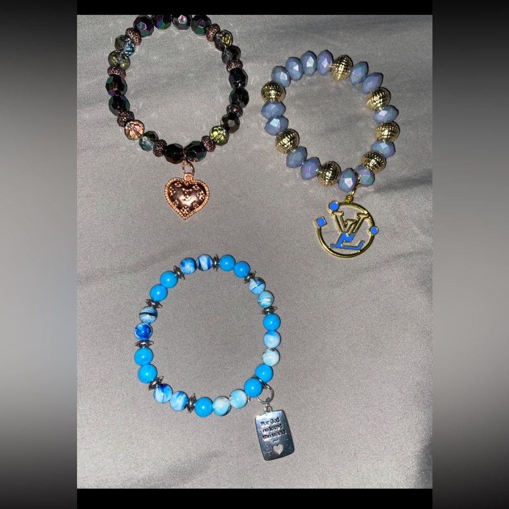 Hand Made Bracelets w/Charm